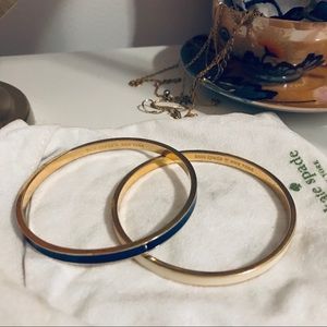 Kate Spade New York Preppy Minimal Enamel Bangles